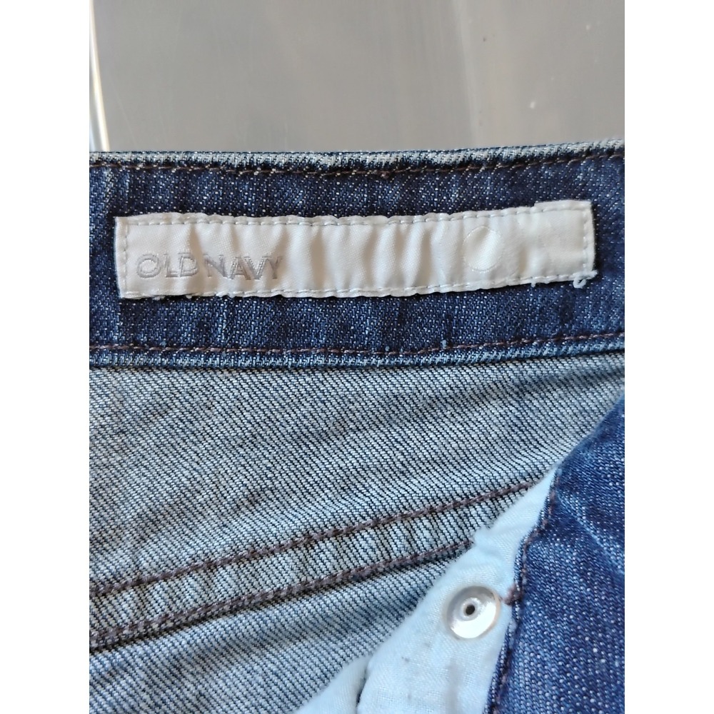 Old Navy Denim Jean Mid Pencil Skirt Size 10 Pockets Western Y2K - Picture 7 of 8